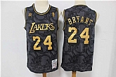 Lakers 24 Kobe Bryant Black Hardwood Classics Jersey,baseball caps,new era cap wholesale,wholesale hats